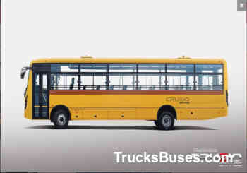 Mahindra Cruzio Grande School 5360: 62 / 72 Seater Bus Images